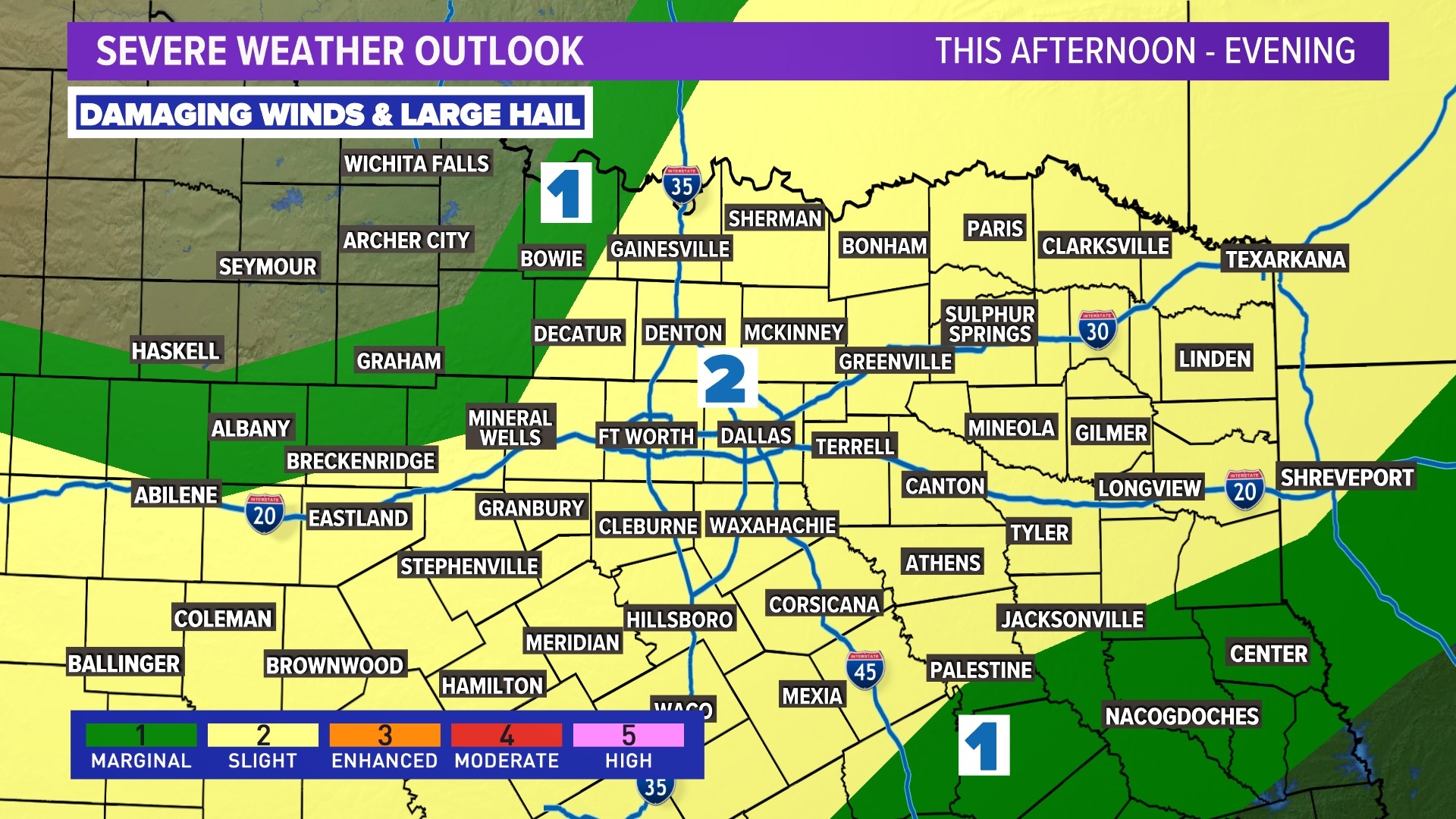 DFW WFAA Weather Forecast: Friday Has Potential For Severe Storms ...