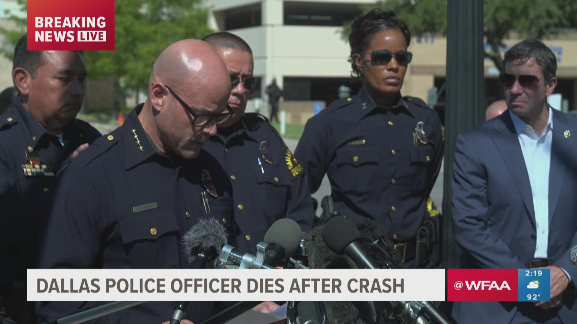 Garcia asked for prayers for the department, "and especially the First Watch sergeant who called out [Arellano's name], only to have no one answer."