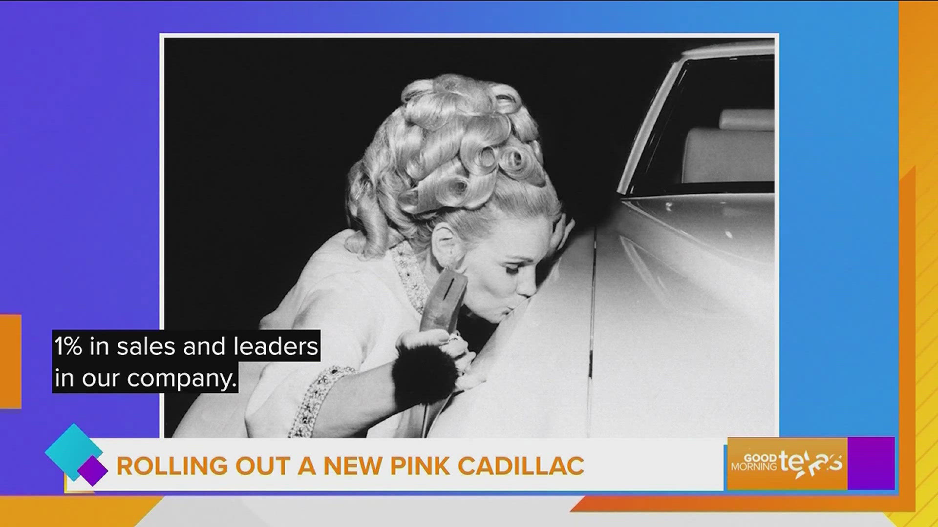 Stacy Freund with Mary Kay gives us a look at the first electric pink Cadillac for Mary Kay. 