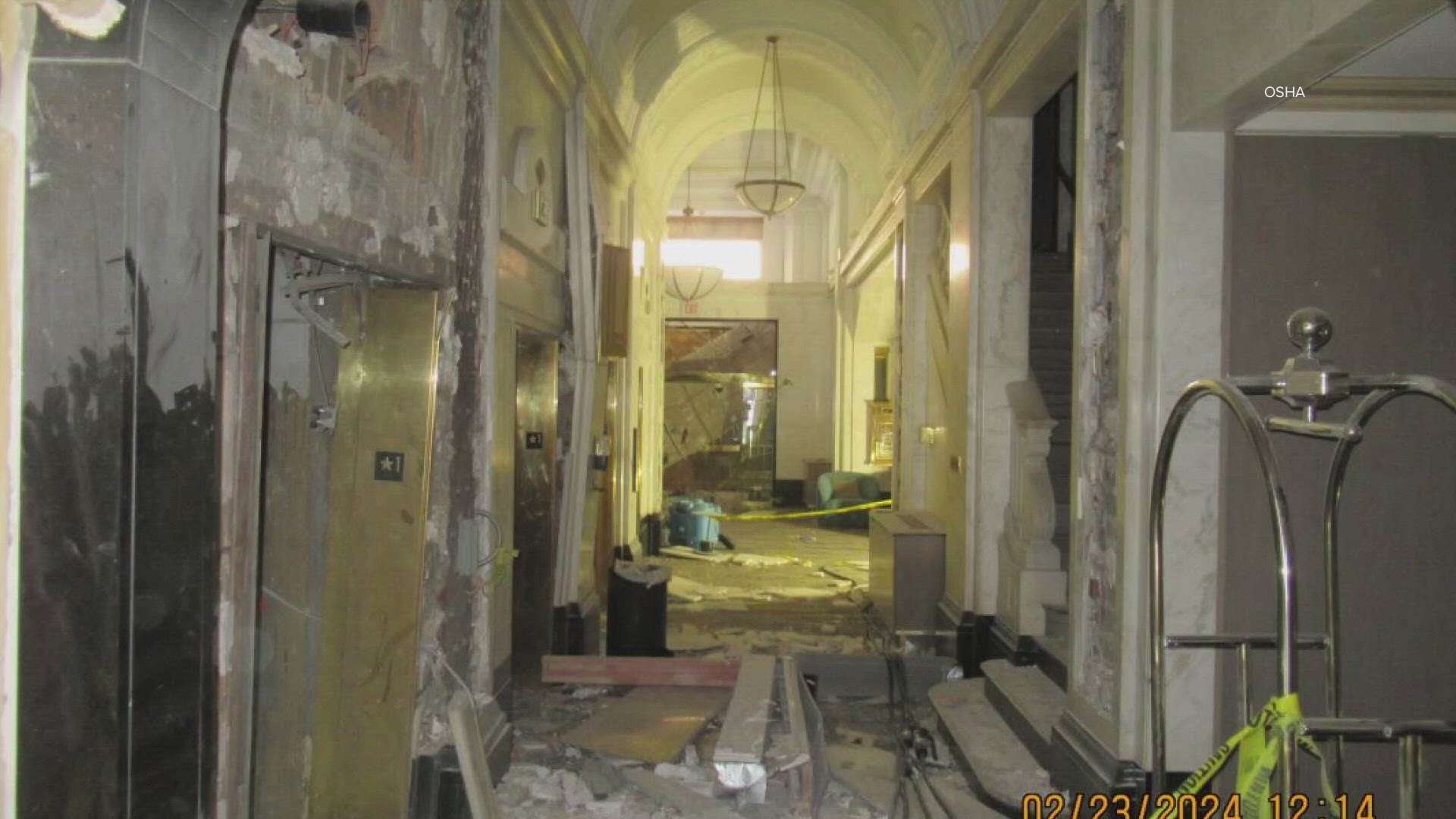 Owners say they hope to reopen the hotel by the end of the year.