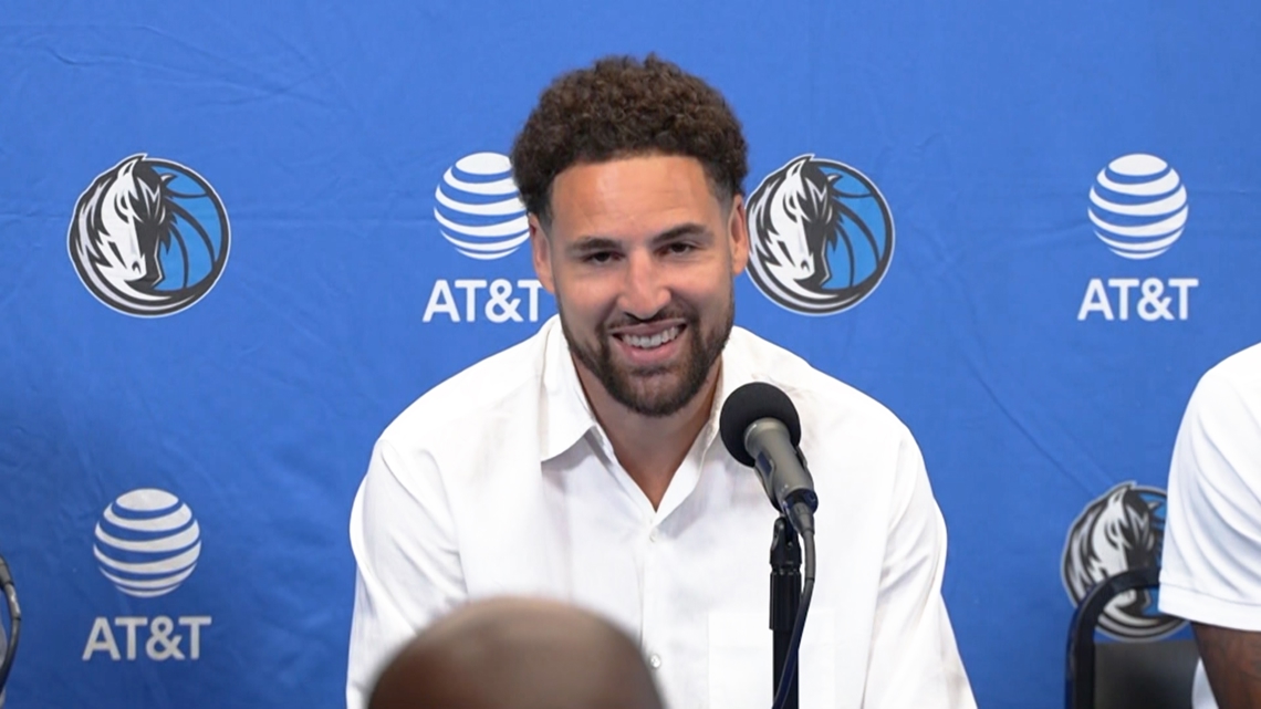 'Kyrie and I are good friends' | Mavs Klay Thompson speaks about new ...