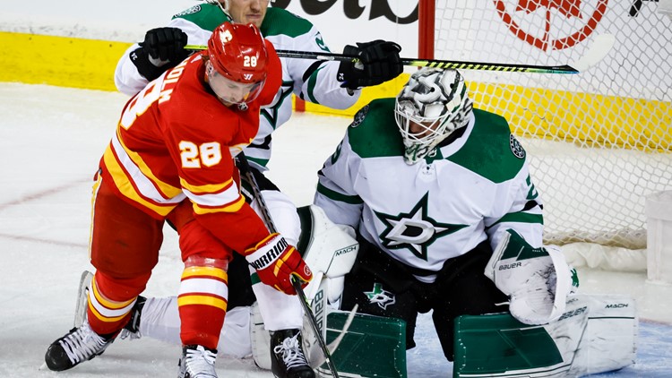 Lindholm, Markstrom lead Flames over Stars 1-0 in Game 1