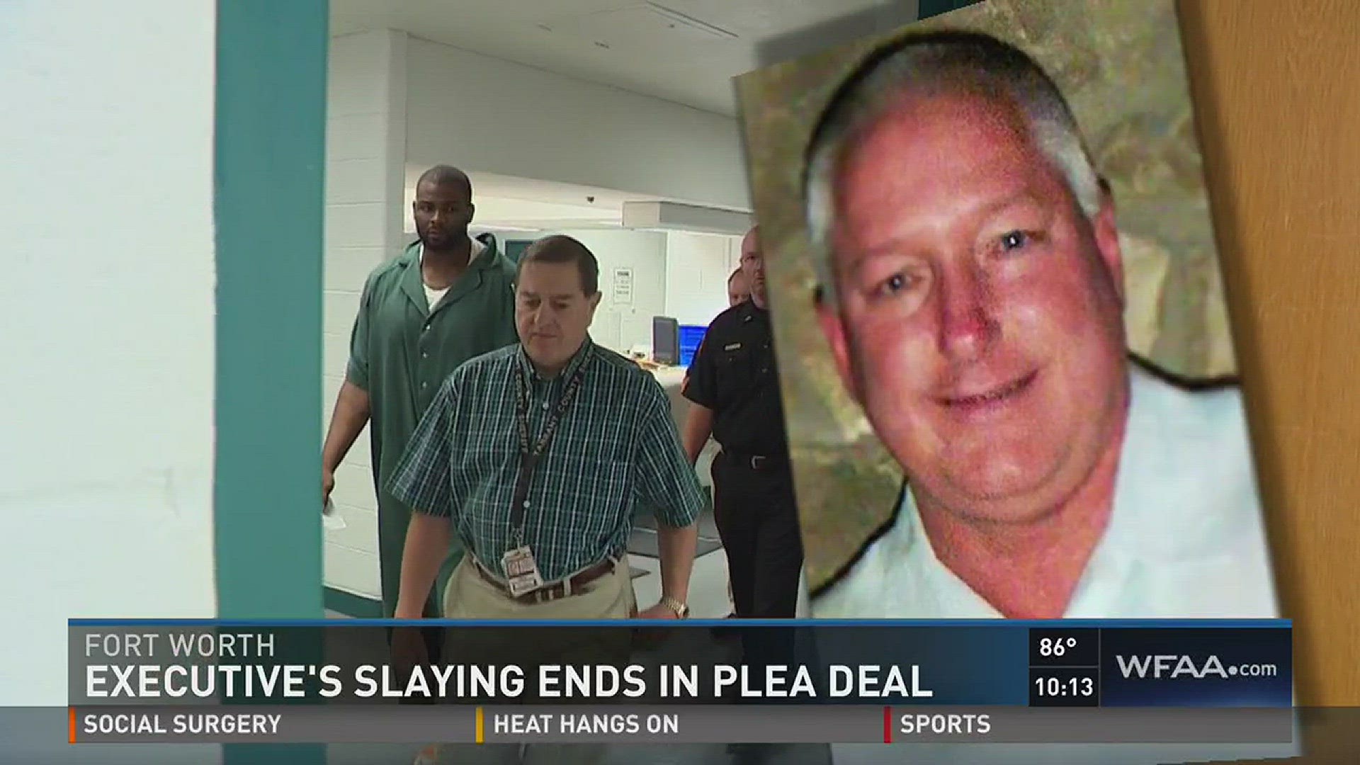 Executive's slaying end in plea deal