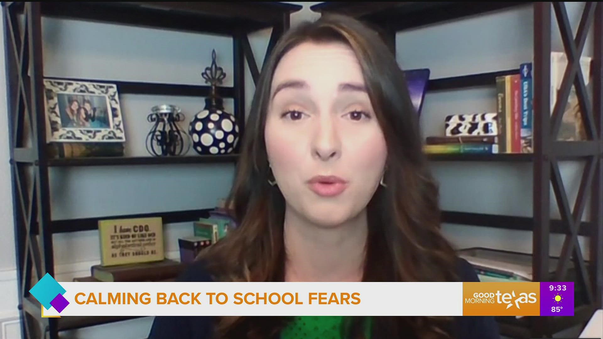 Kathryn Thalken with TheParentingCenter.org joined Good Morning Texas to share tips for parents about how to calm their child's anxiety about going back to school.
