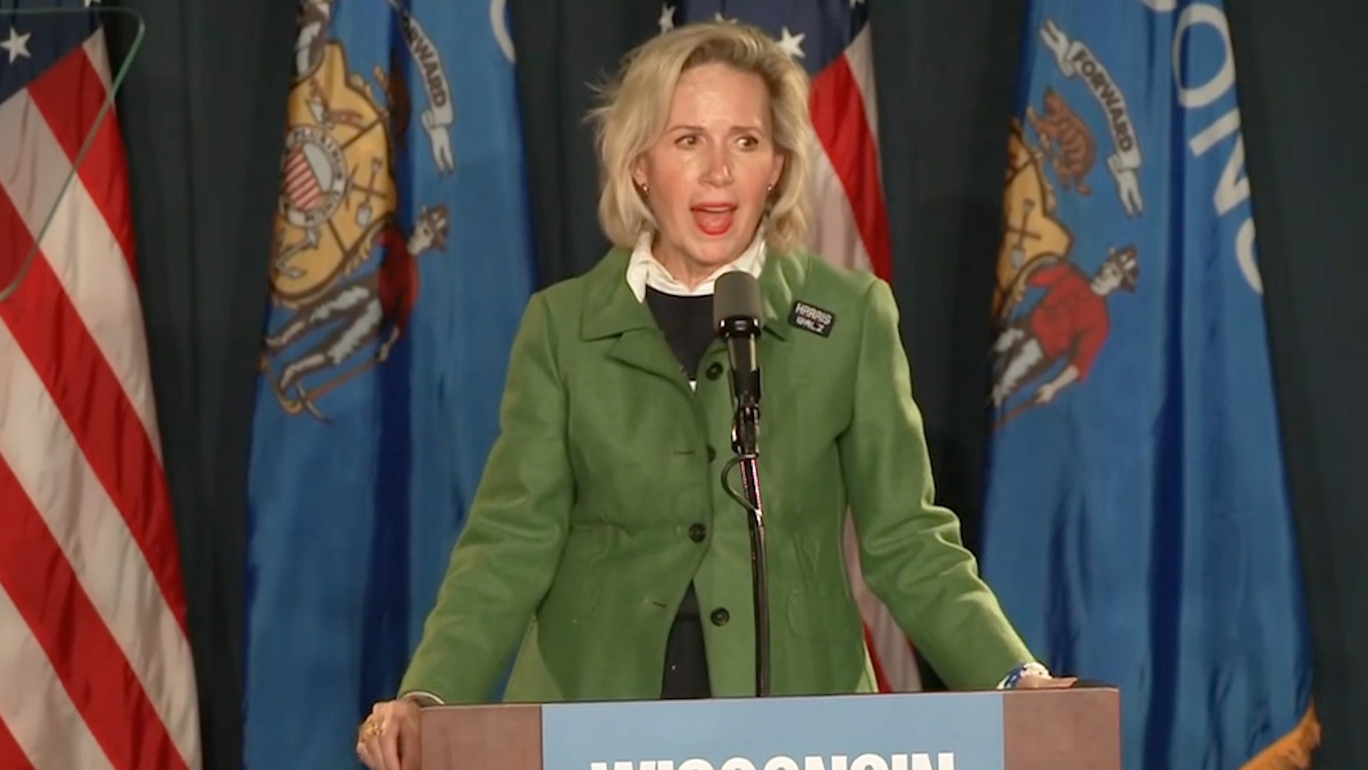 Watch the full speech from Gwen Walz at a Tim Walz campaign rally in La Crosse, Wisconsin, on November 4, 2024.