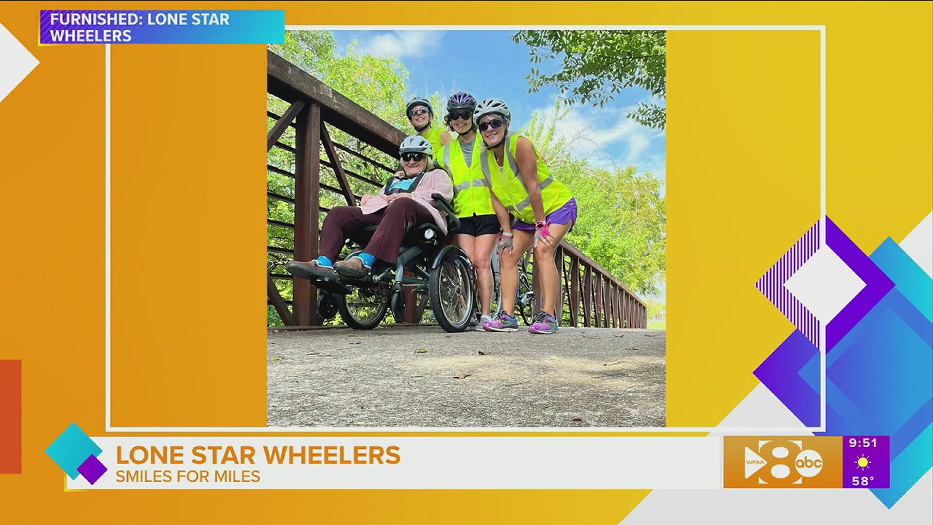 Lone Star Wheelers is a North Texas non-profit committed to giving the gift of bike riding to everyone regardless of their disabilities