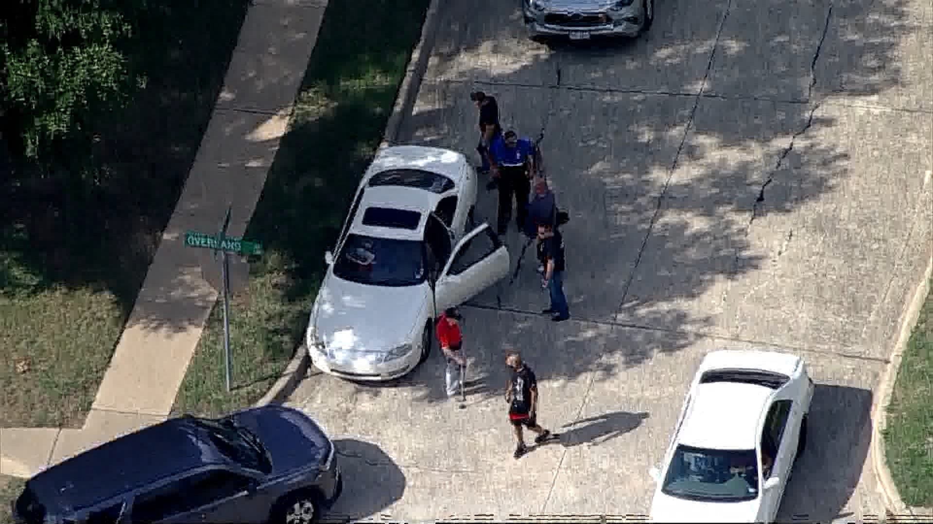 A police chase started Friday afternoon that reportedly started in Plano. This is chopper video of police finding the driver's abandoned car.