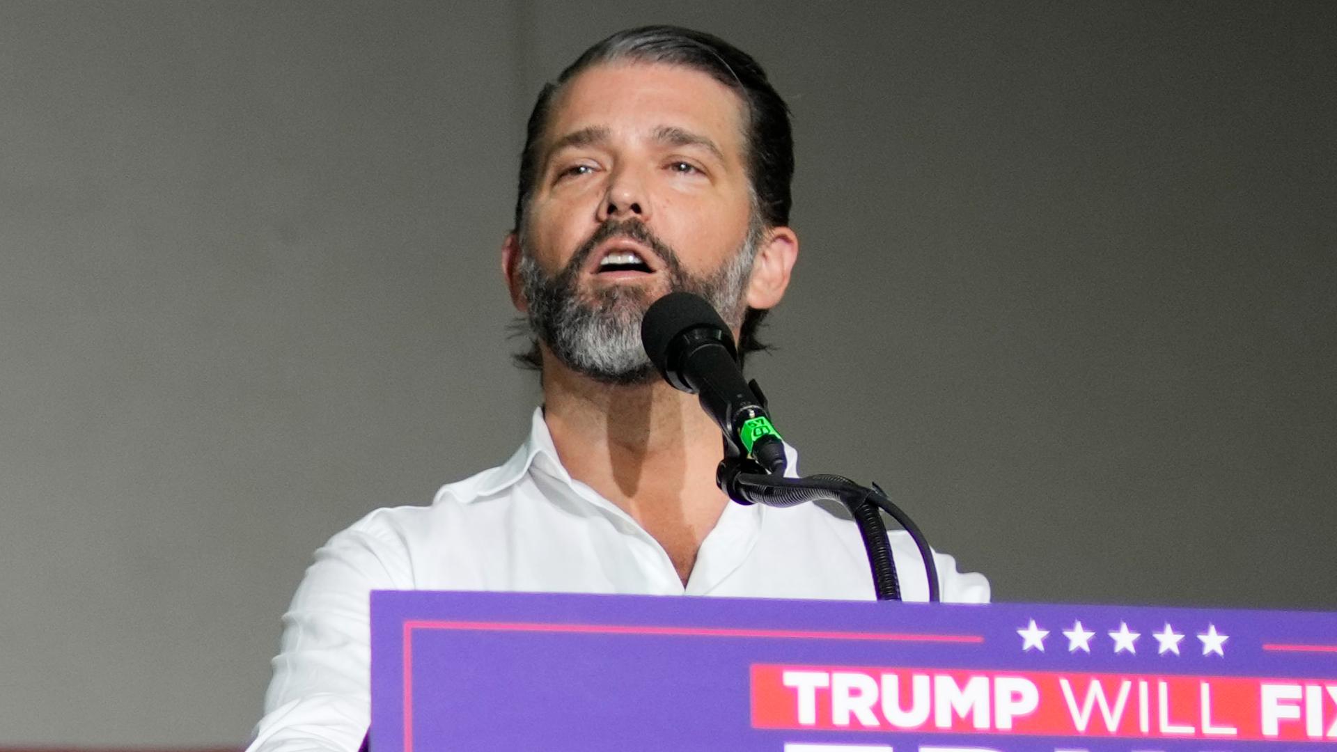 Watch Donald Trump Jr.'s full speech at a Donald Trump campaign rally in Scottsdale, Arizona, on November 2, 2024.