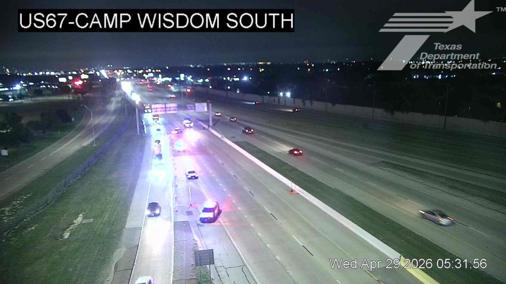 Fatal crash closes all southbound lanes of U.S. 67 at I-20 on Wednesday ...