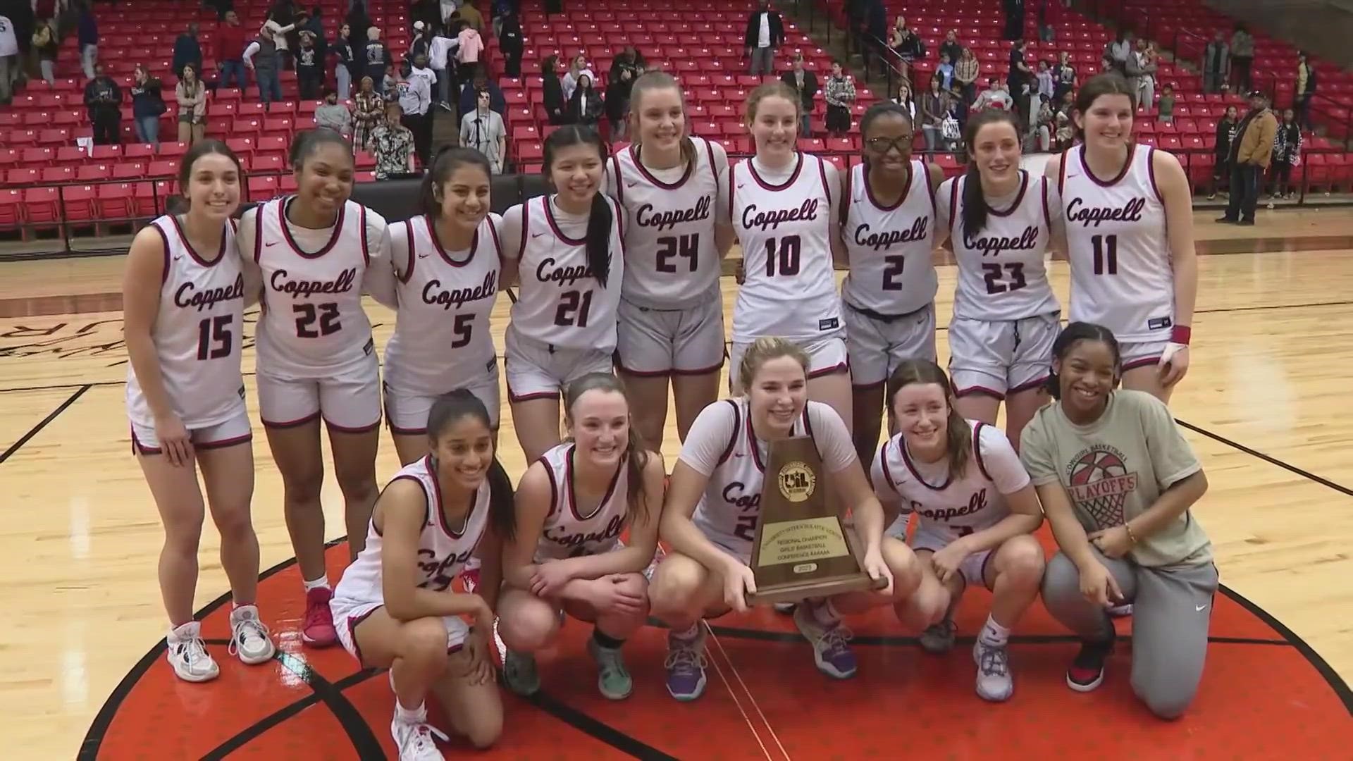 From near-empty gyms to sell-out crowds, the Coppell Cowgirls are off to state.