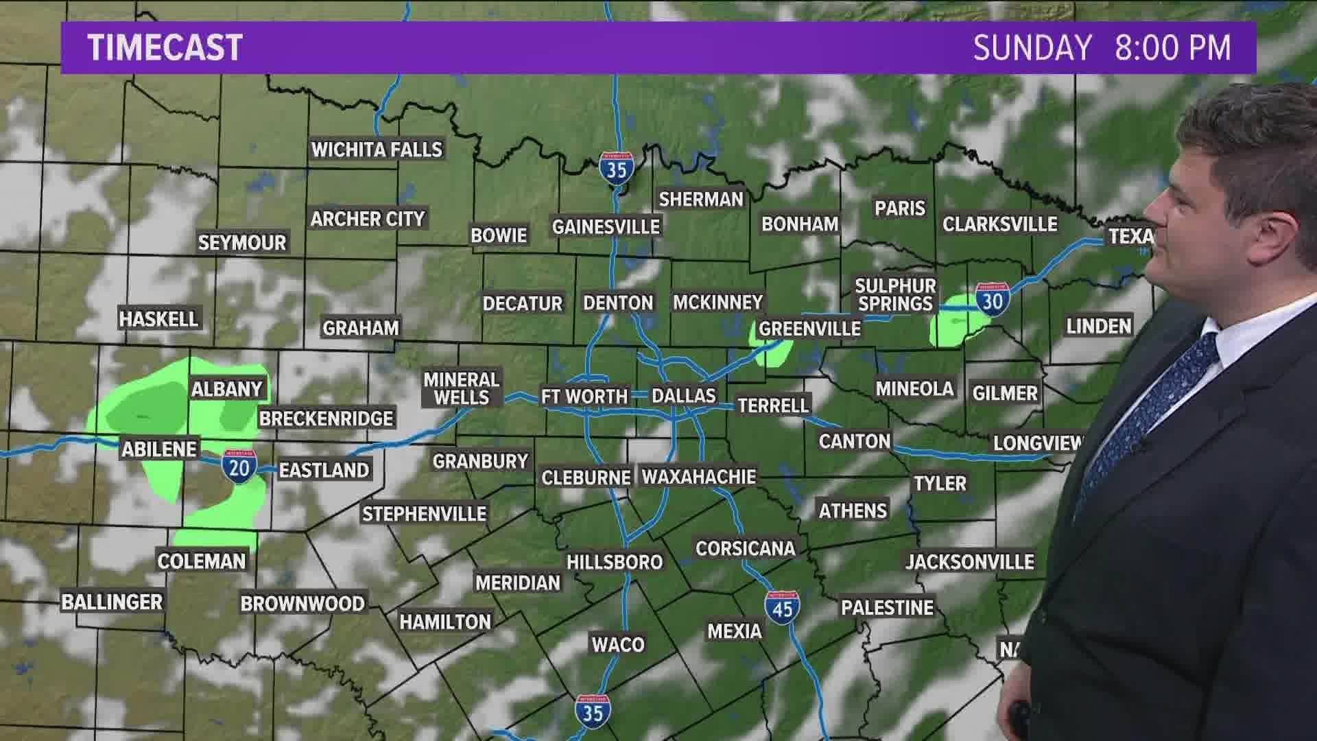 Latest rain chances, timing and coverage for North Texas | wfaa.com