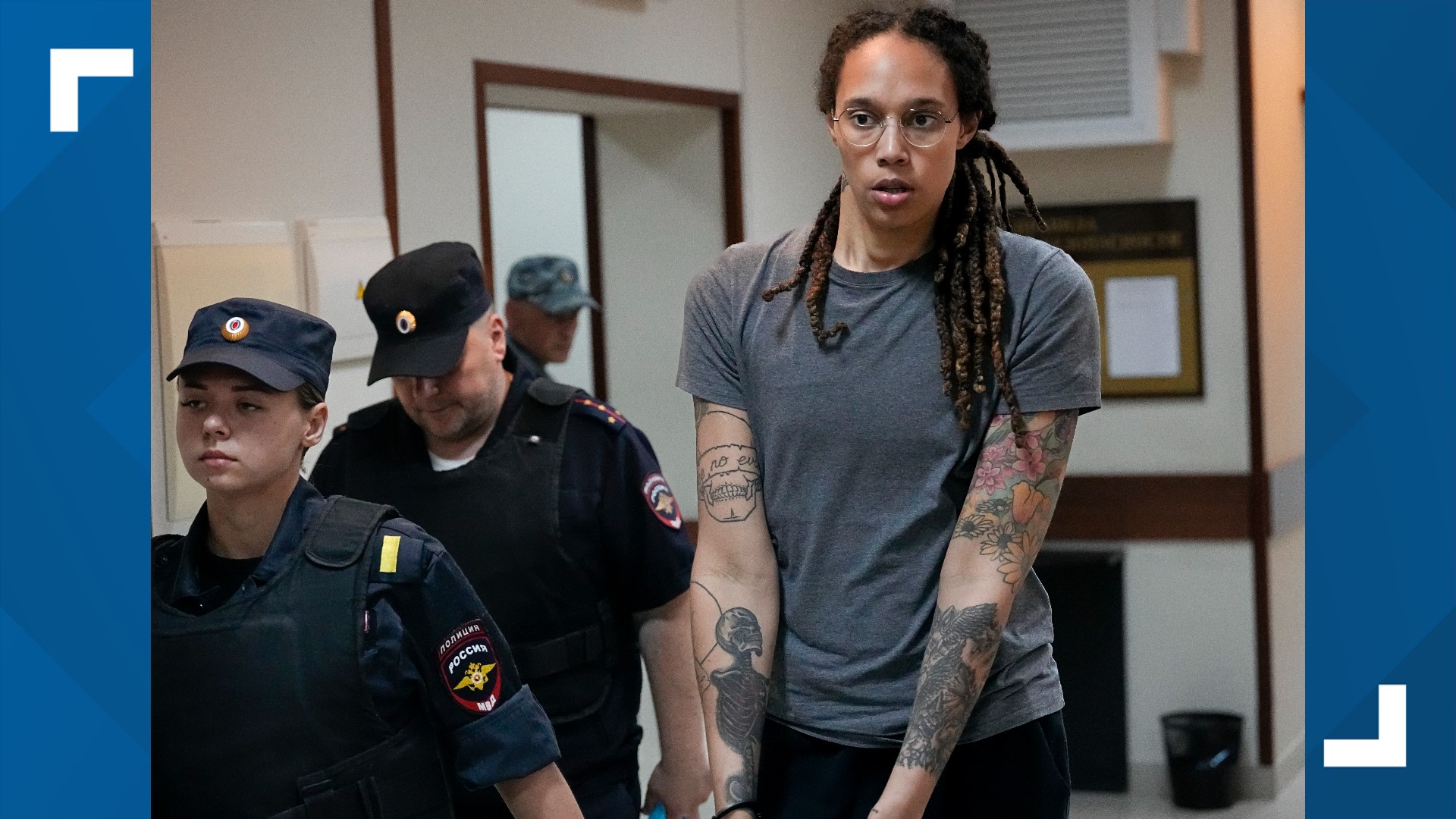 Griner was sentenced to nine years in prison for drug possession in early August.