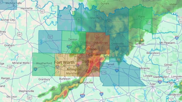 Dallas-Fort Worth: Storms cause thousands of outages, Oncor said | wfaa.com