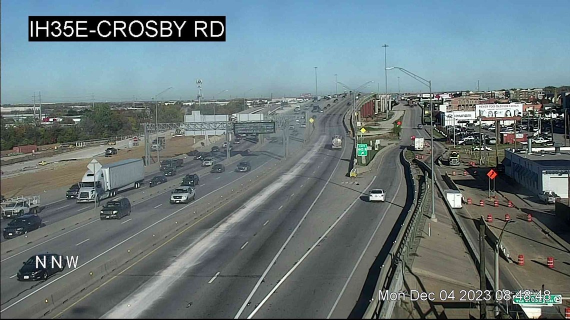 Carrollton, Texas Traffic: I 35E Northbound Blocked By Spill | Wfaacom