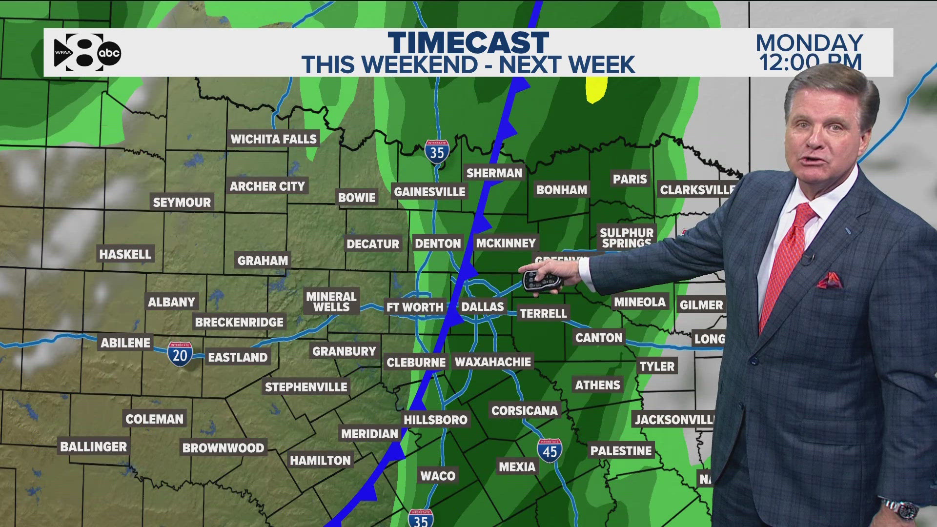 Here's the latest look at your Dallas-Fort Worth forecast.