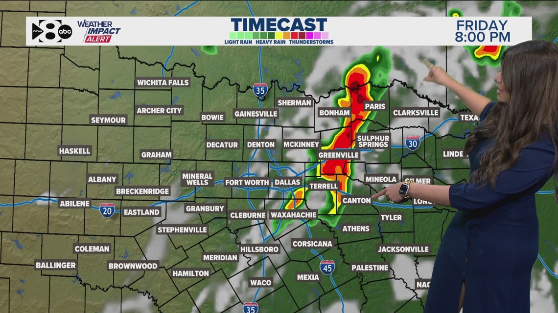 DFW Weather: Another round of storms late weekend into the weekend ...