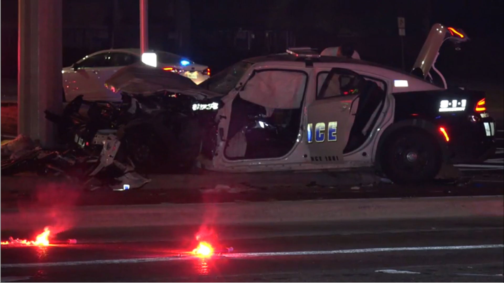 Two officers injured in crash with suspected drunk driver, Dallas ...