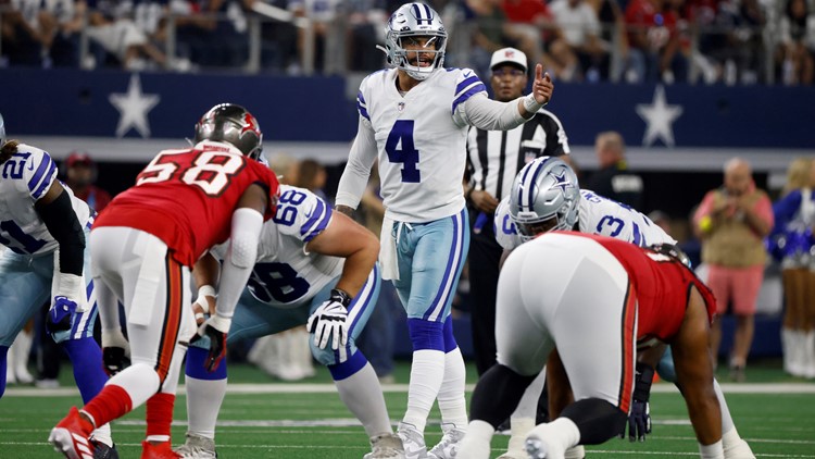 Halftime: Dallas Cowboys behind Tampa Bay Buccaneers 12-3