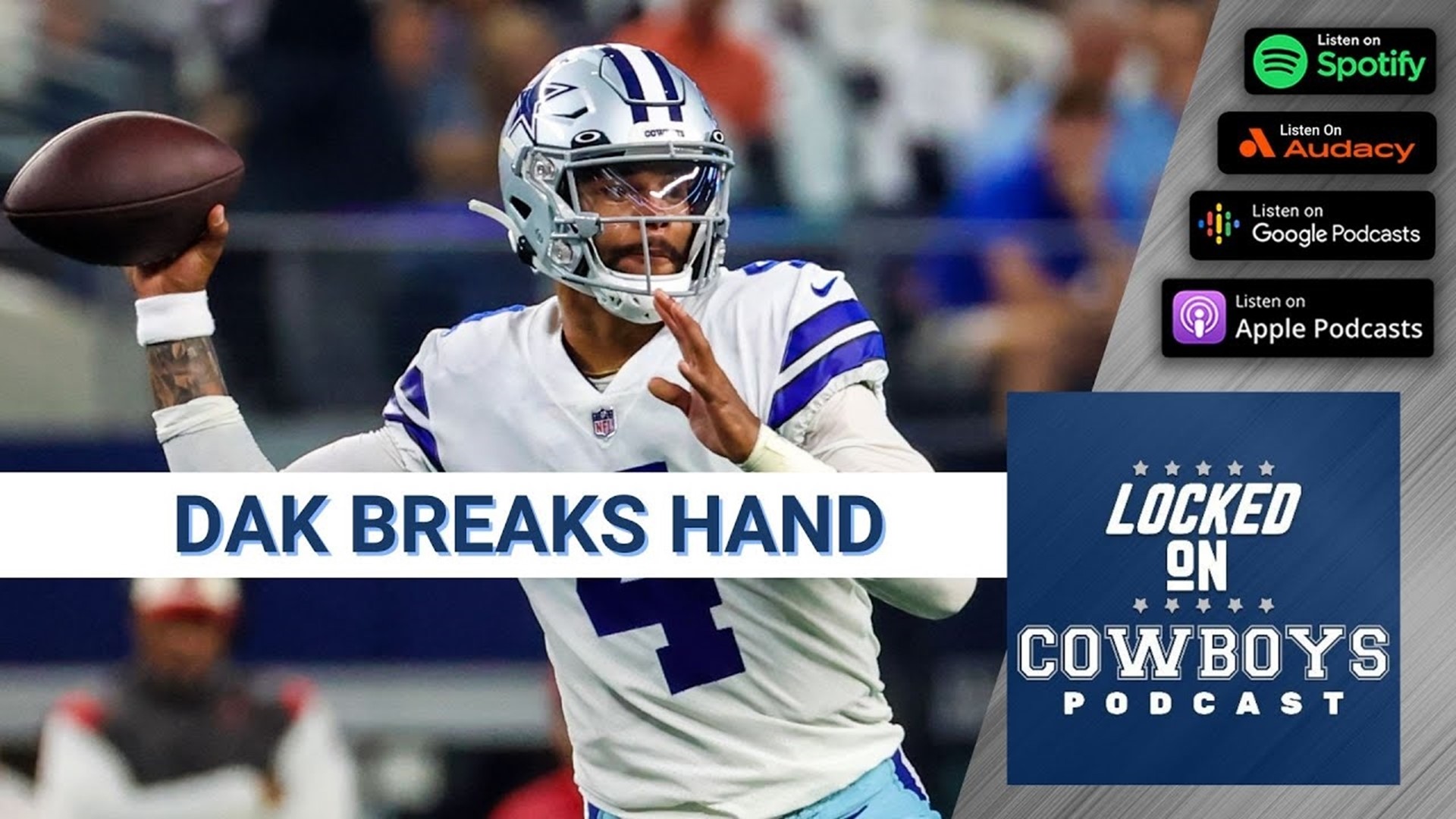 Marcus Mosher and Landon McCool discuss the Dallas Cowboys falling to the Tampa Bay Buccaneers in Week 1 and Dak Prescott's hand injury.