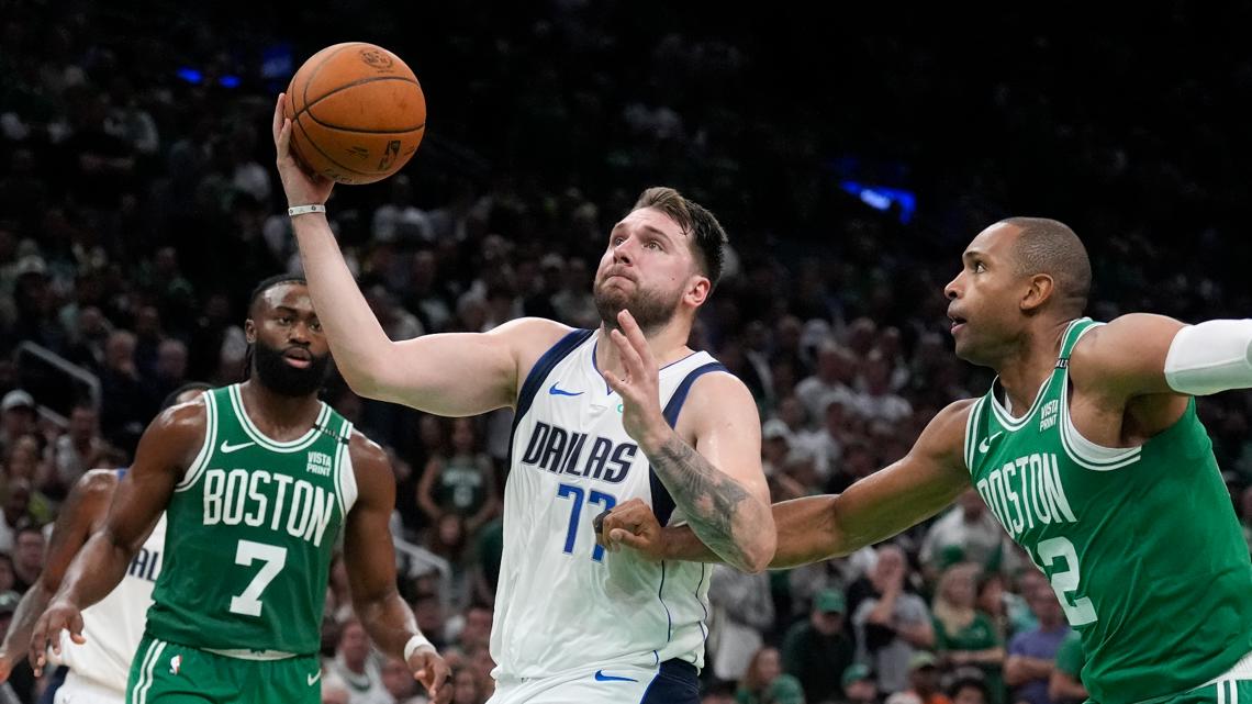 NBA Finals Luka Doncic playoff stats during Mavericks run