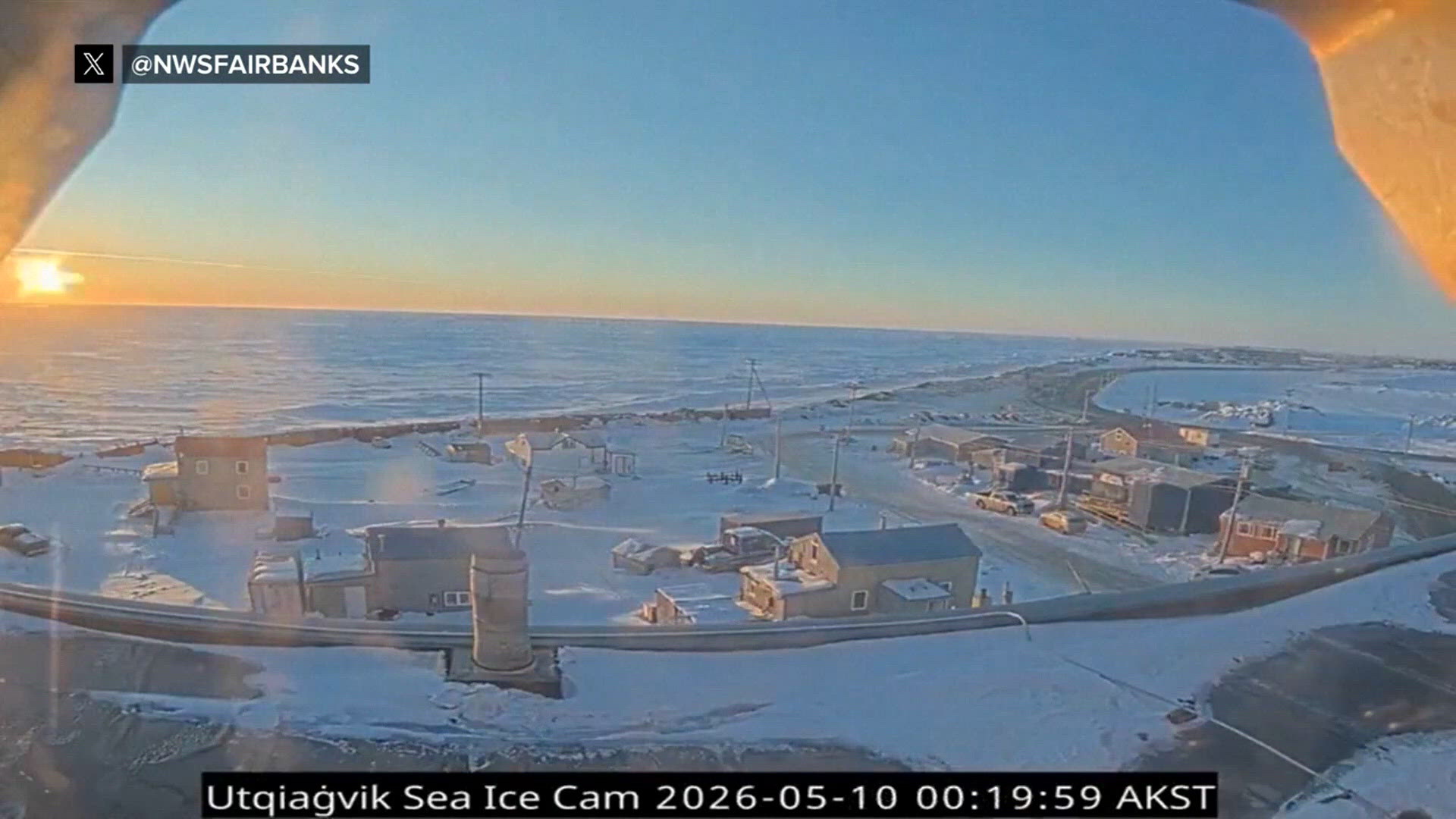 It's now time for the 24-hour sun to return to a far northern Alaska ...