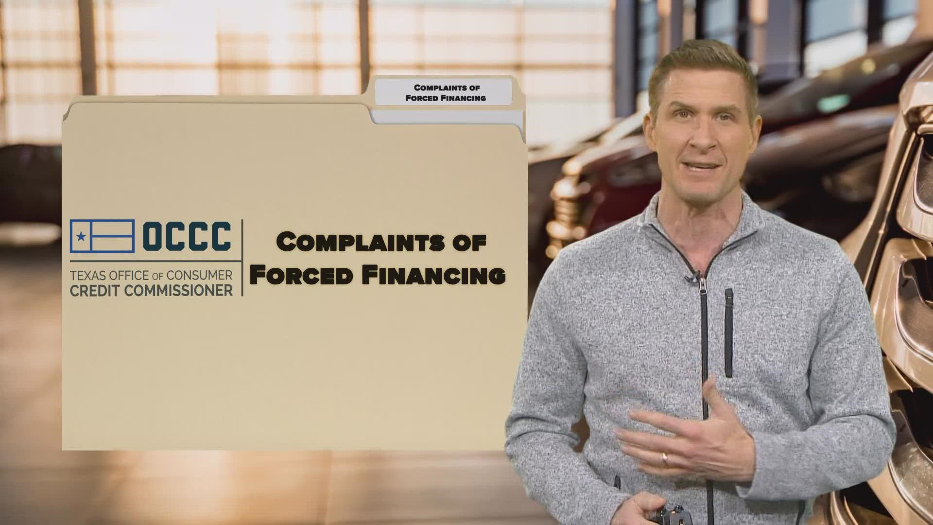 Months ago, the OCCC said, “we are concerned,” when WFAA's Jason Wheeler first alerted them to the practice of dealerships refusing outside financing.