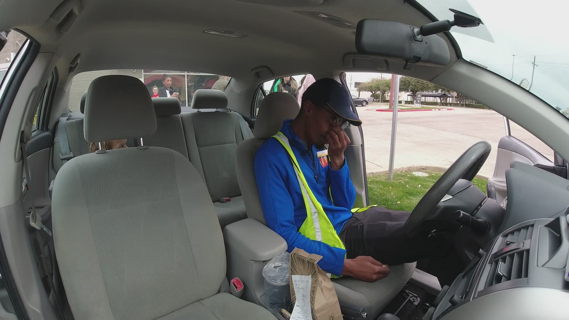 Derrick was homeless until Doug and Kyli saw him in 12-degree weather. He's been turning his life around as a McDonald's employee.