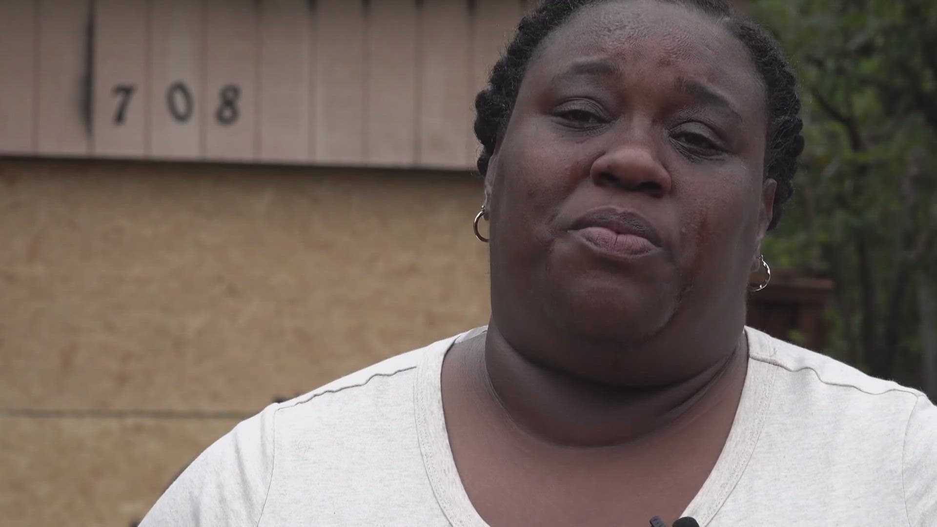 A North Texas woman is relying on faith to get her through the tragedy of her home burning down.