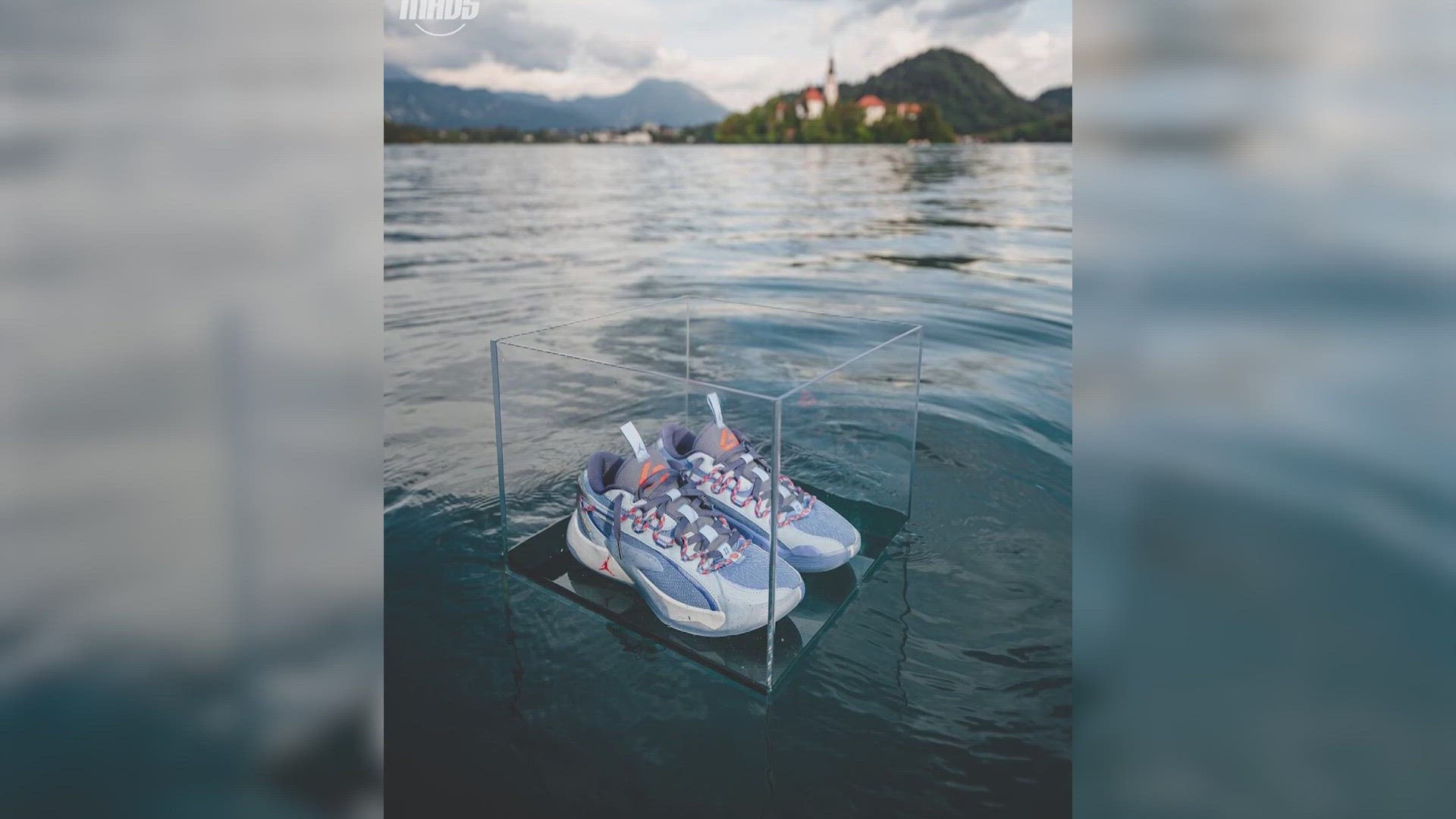 The Maverick star unveiled his Luka 2 Lake Bled Jordans in Slovenia, complemented by a basketball tournament on a floating court.
