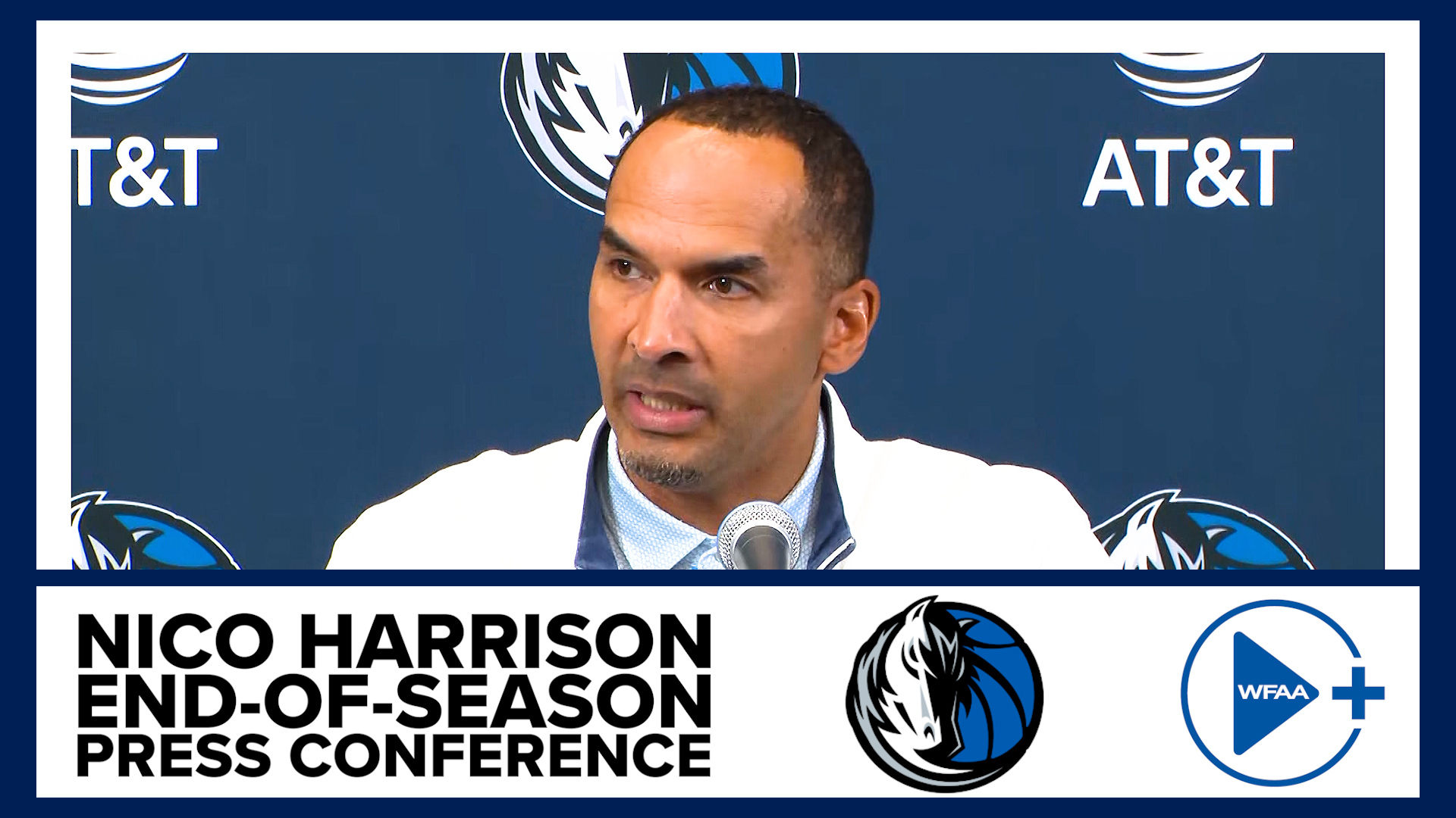 Watch Dallas Mavericks general manager Nico Harrison give his end-of-season press conference for the 2024-25 season on April 21, 2025.