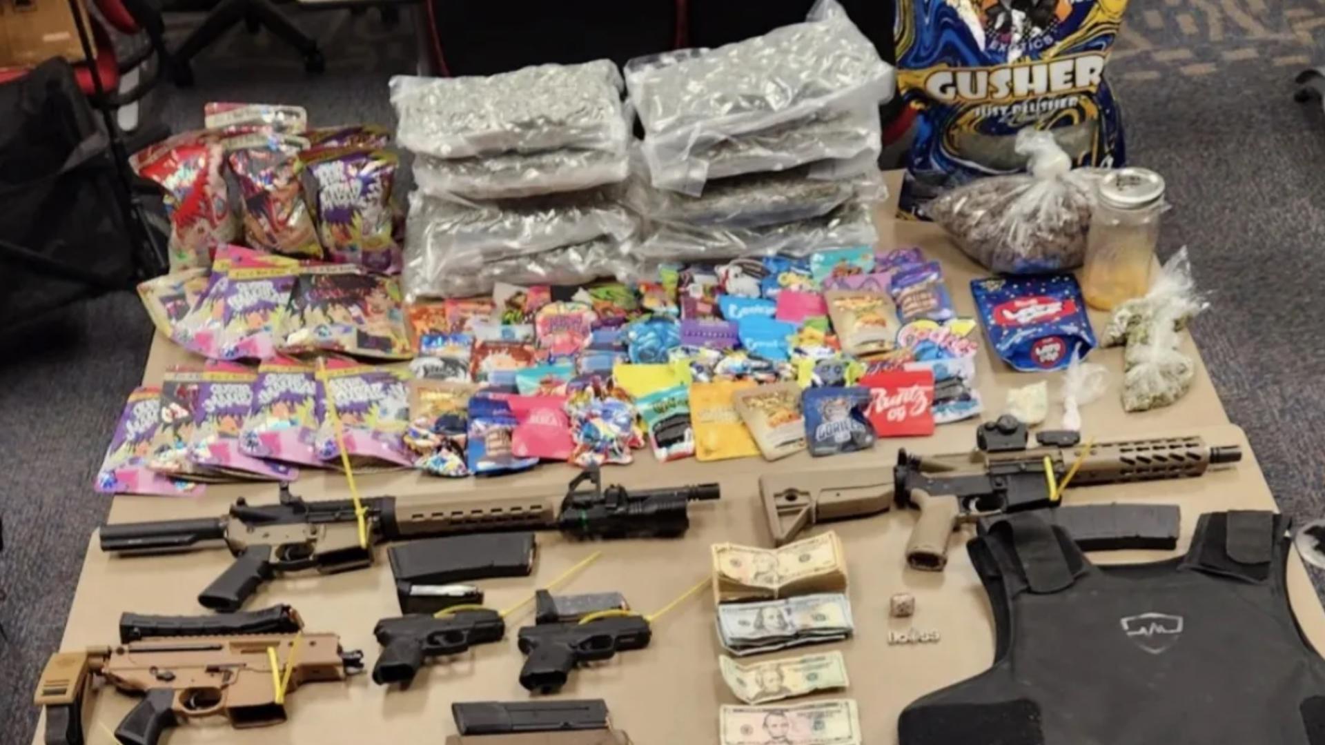 Dallas police seize drugs and illegal weapons executing search warrant ...