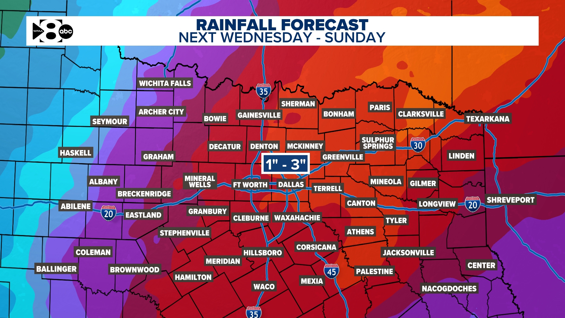 DFW Weather: Record warmth then a chance of rain | wfaa.com