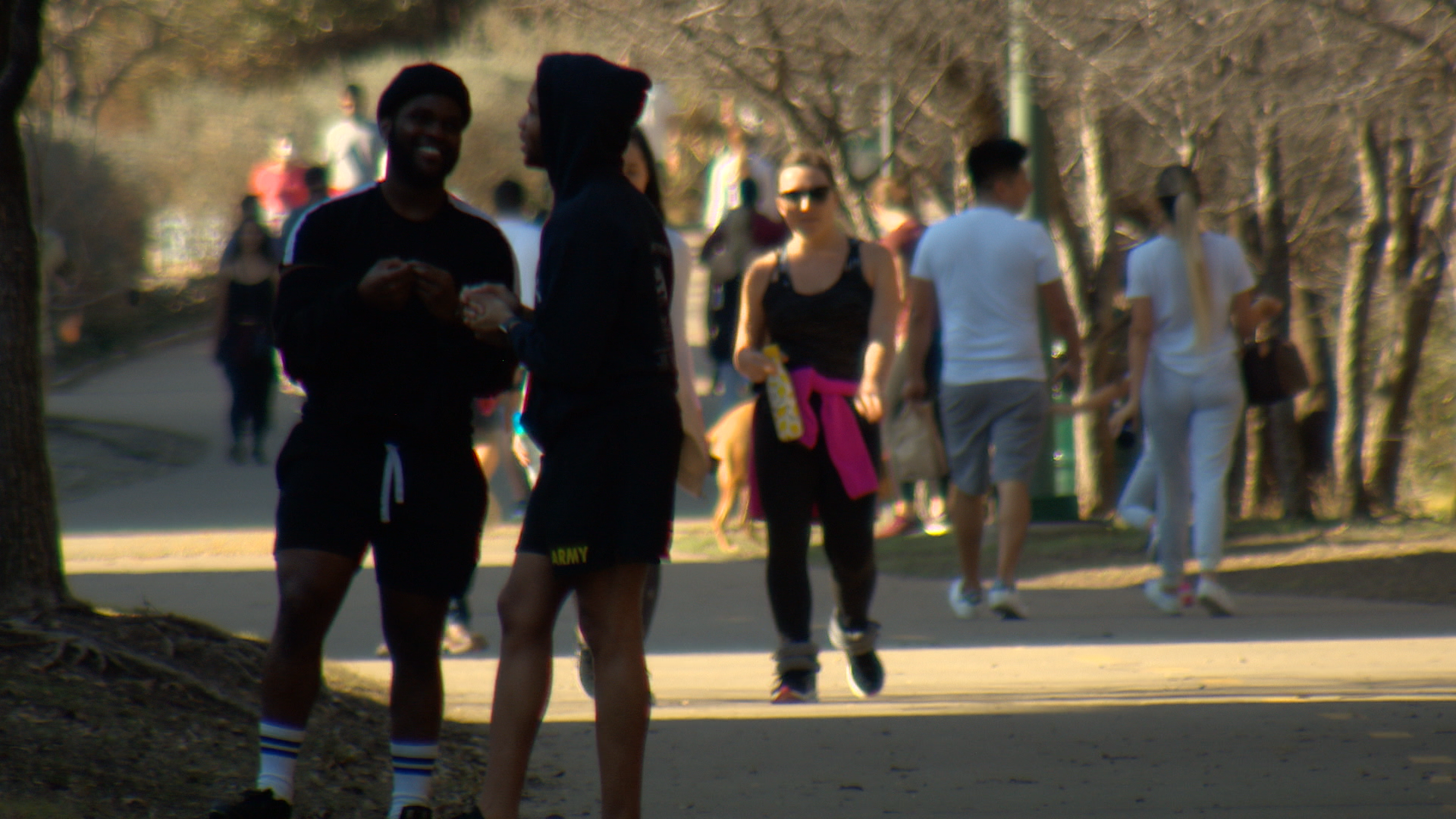 D-FW was treated to 70-plus degree weather on Sunday, finally allowing thousands to get out of the house and enjoy the sunshine.