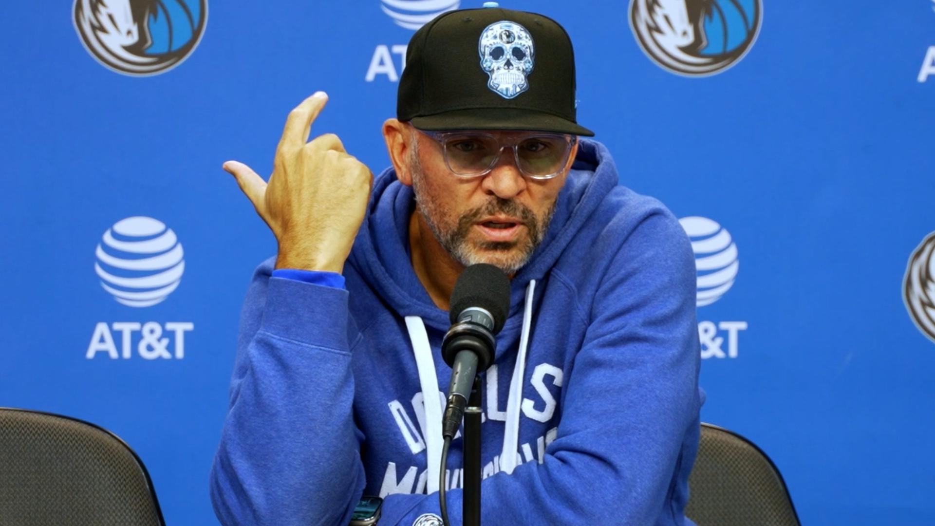 Dallas Mavericks head coach Jason Kidd preseason press conference (Oct