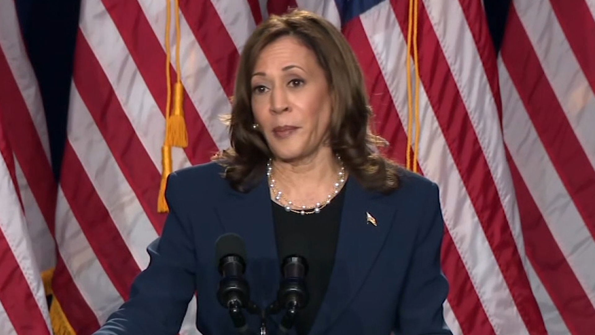 Vice President Kamala Harris said when talking about Donald Trump, "So hear me when I say, I know Donald Trump’s type," while in Milwaukee.