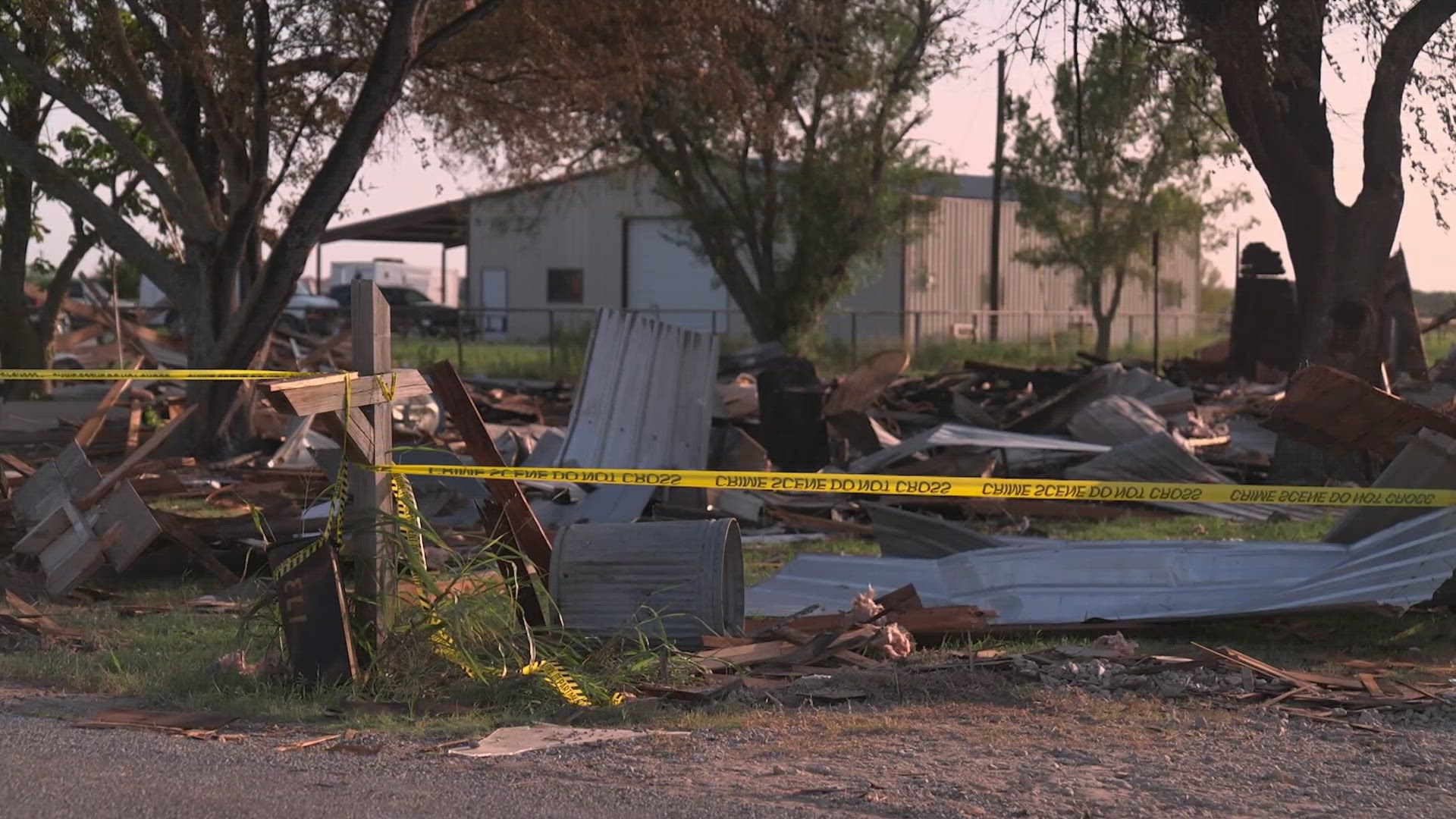 An elderly couple inside the home suffered significant burns, officials said and were transported to Parkland Hospital in Dallas, where they're recovering.