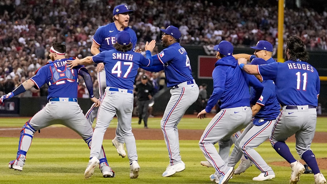 Texas Rangers win their first-ever World Series title, beating the