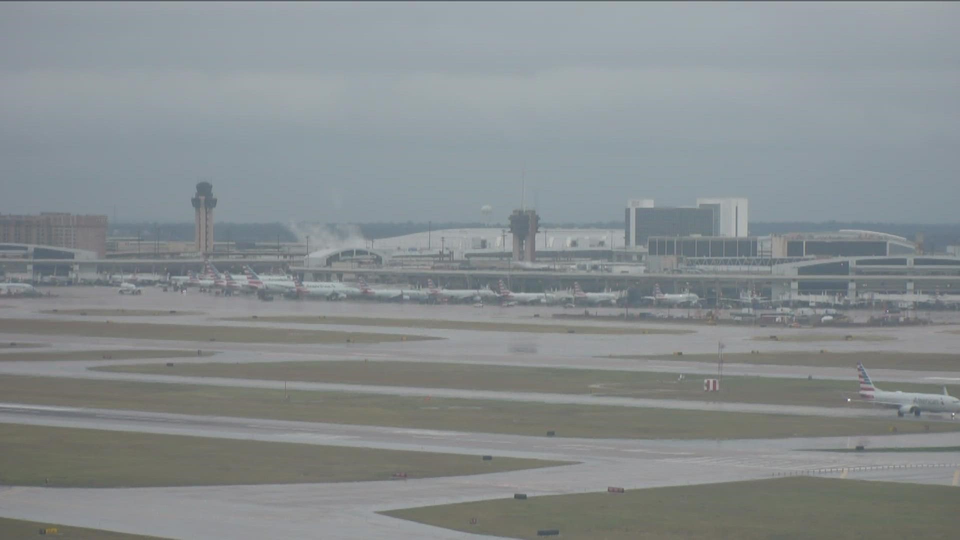 Fuel pump fire causes ground stop at DFW Airport