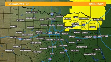 DFW early morning thunderstorms head east. What's next?