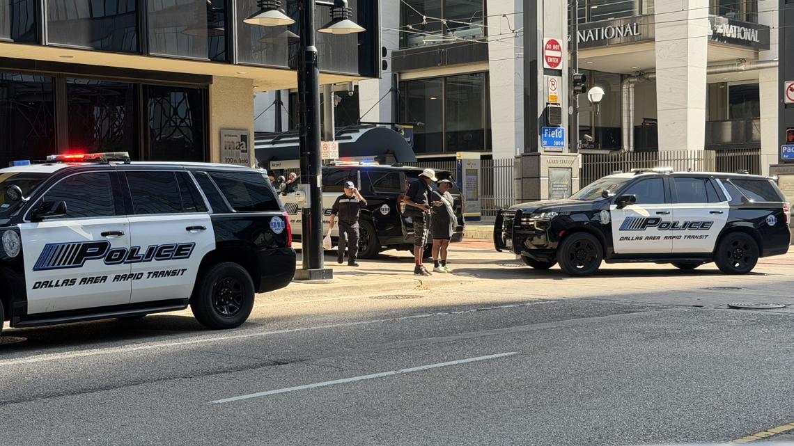 18-year-old arrested after shooting aboard train near Downtown Dallas ...