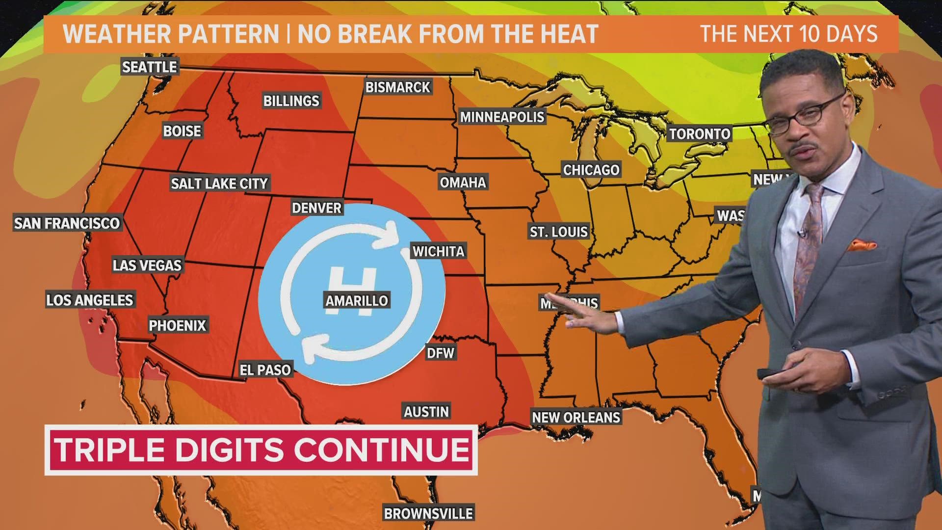 DFW weather: Is there any relief in sight for the hot temps? | wfaa.com