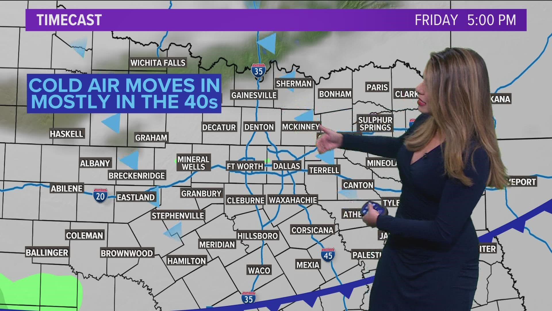 DFW weather: What the next cold front will bring to North Texas | wfaa.com