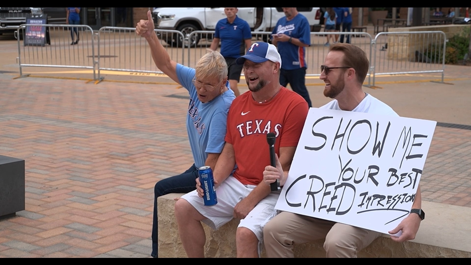 The Texas Rangers want you to sing Creed: report