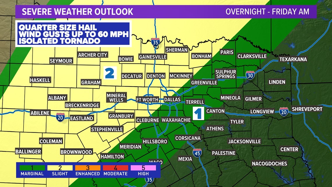 Dfw Weather Higher Temps And A Risk Of Severe Weather This Week