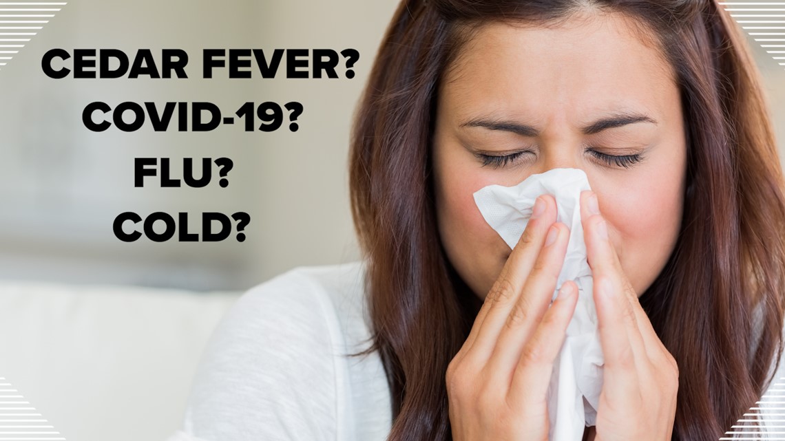 These tips will help you figure out if you have a cold, the flu, cedar fever or COVID