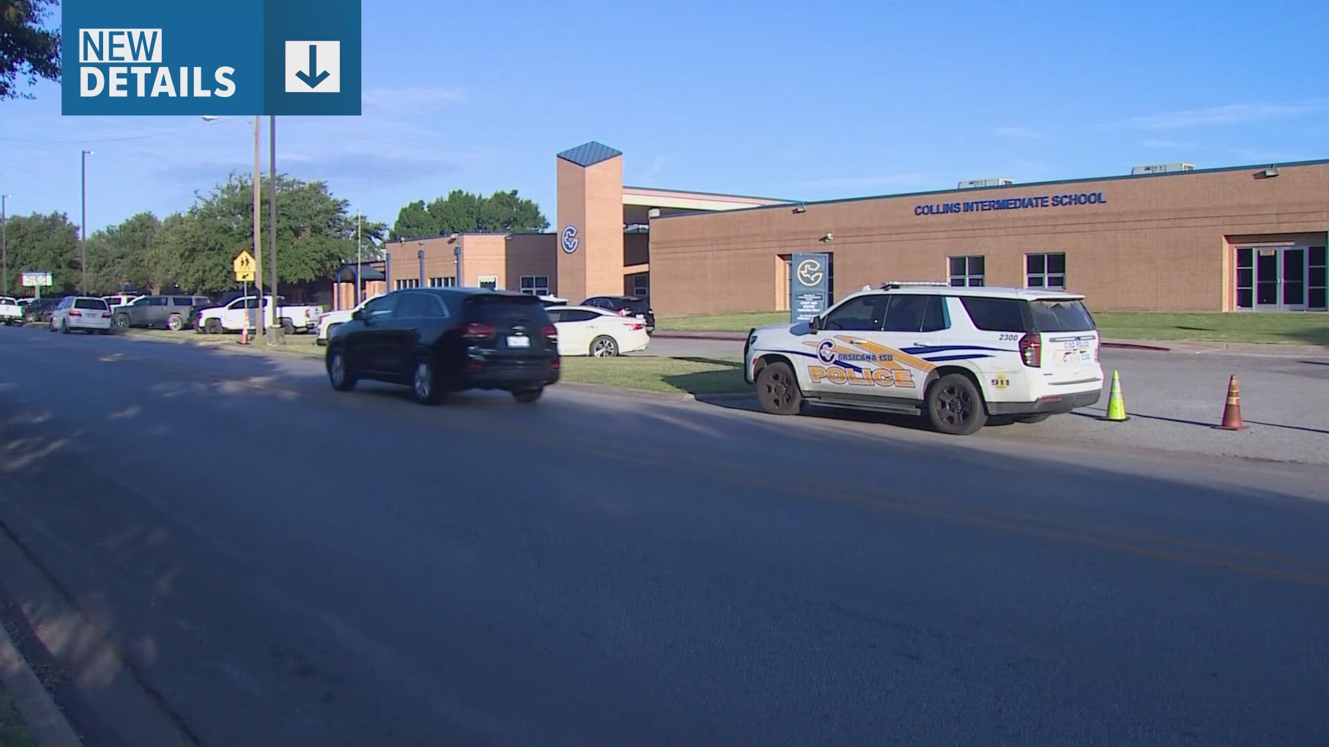 Candra Rogers, an assistant principal in Corsicana, was hospitalized after the incident, officials said.