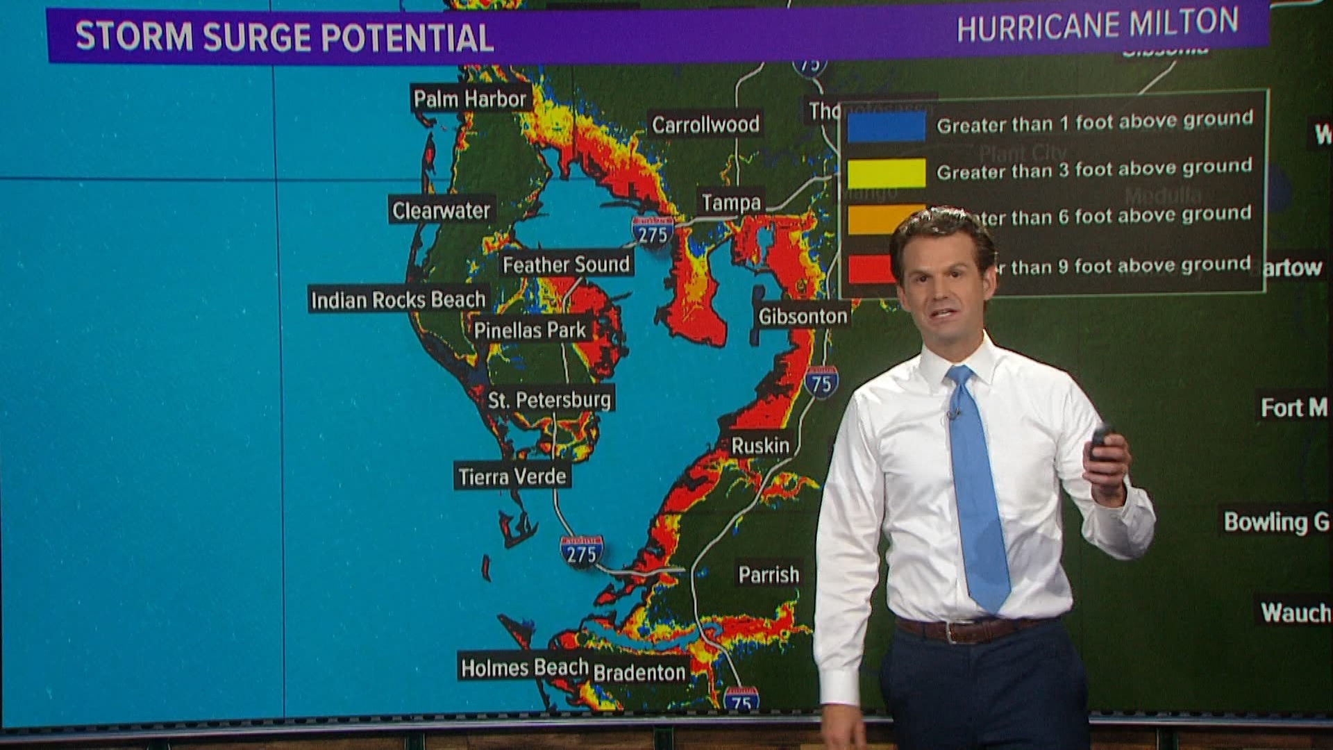 Here is an update of Hurricane Milton on October 7, 2024, as it approaches making landfall.