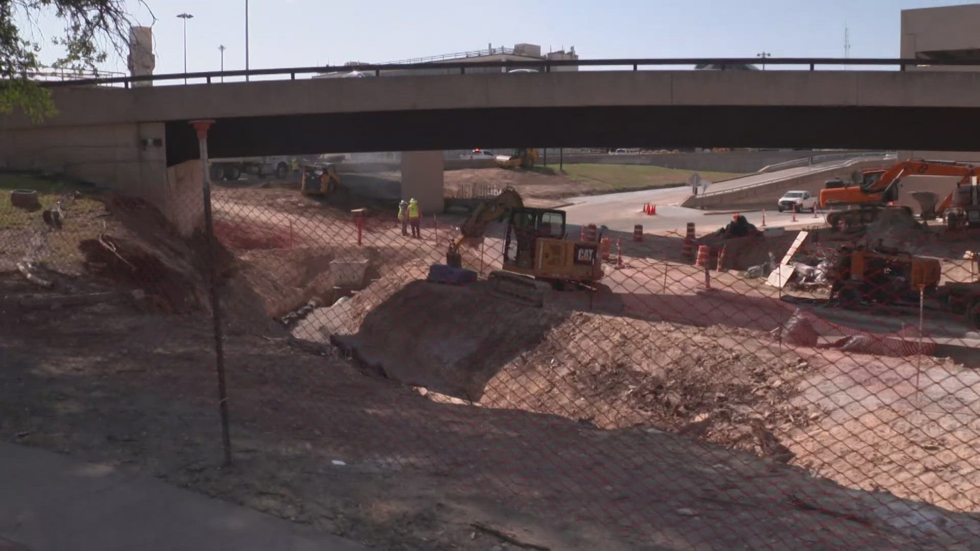 The construction will cause significant delays for travelers going in and out of DFW Airport.
