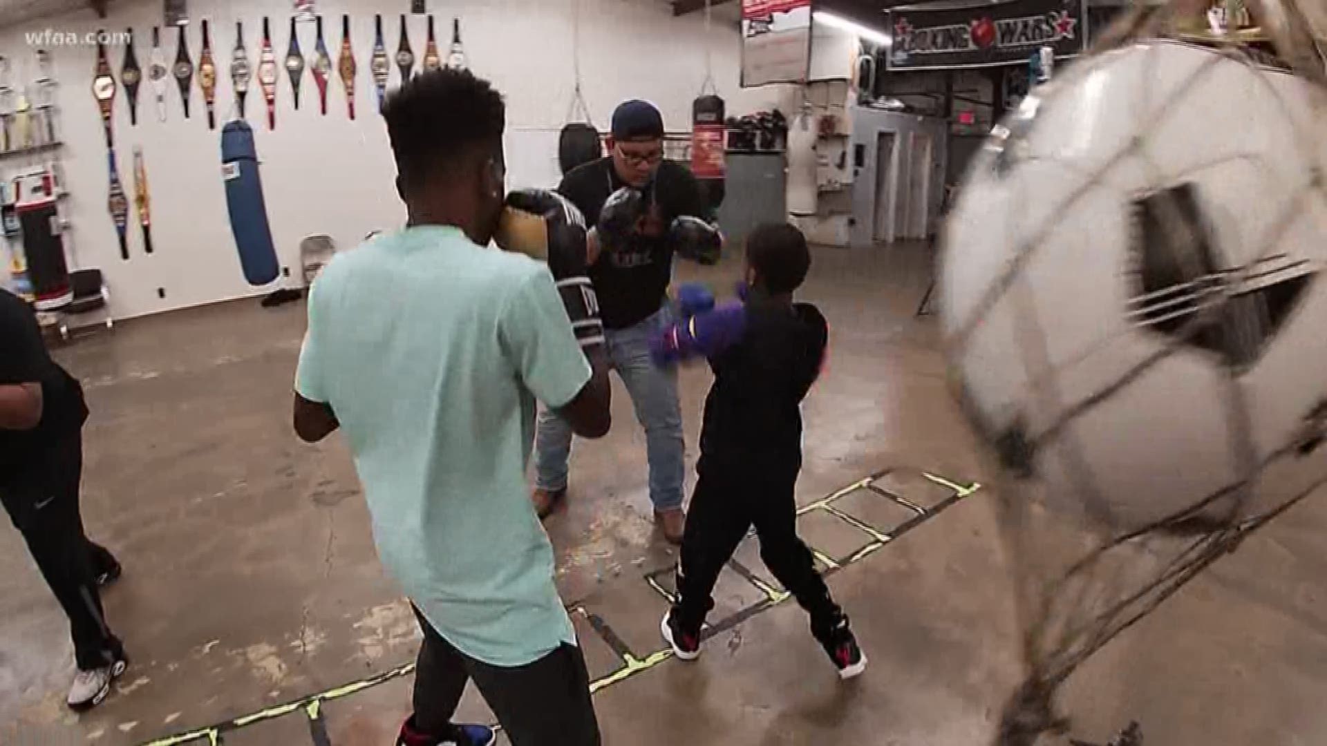 These three brothers in Mesquite are fighting back through boxing. Their parents started an organization to raise awareness against guns.