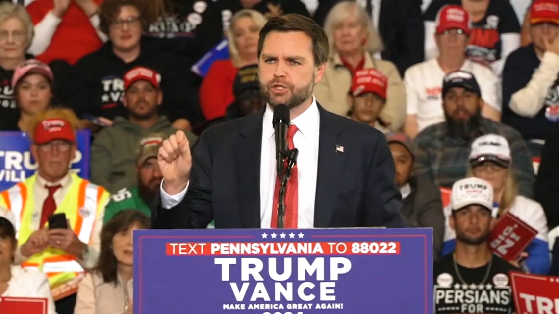 JD Vance full speech at campaign rally in Pennsylvania | wfaa.com